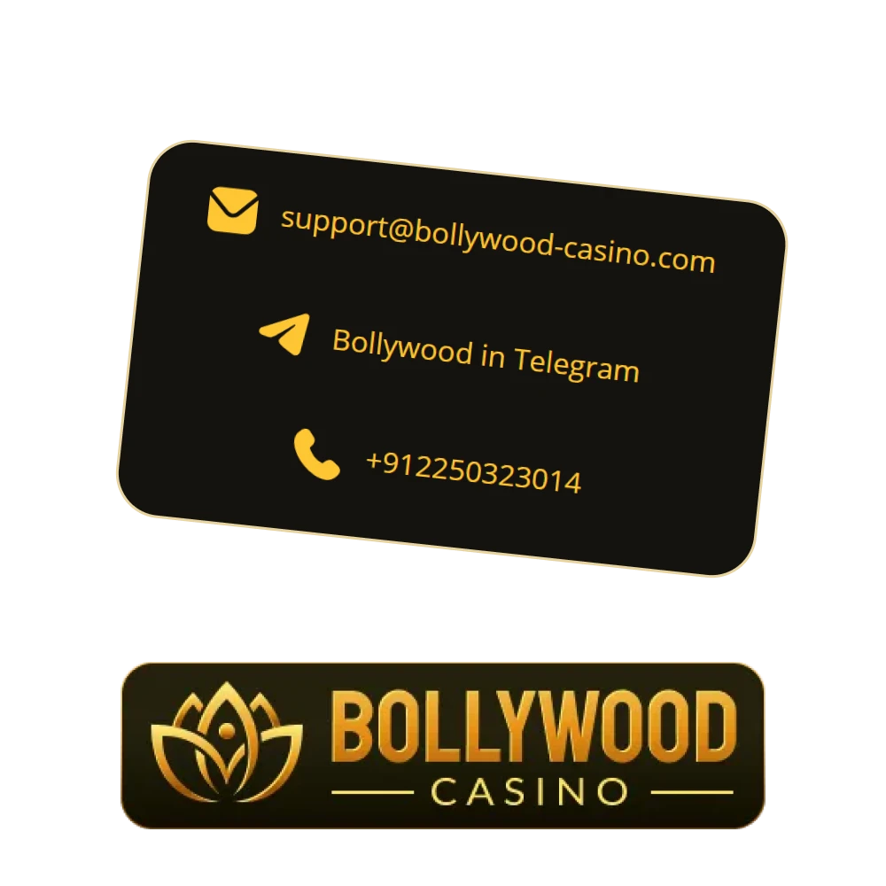 Explore ways to contact BollywoodCasino support for assistance in India.