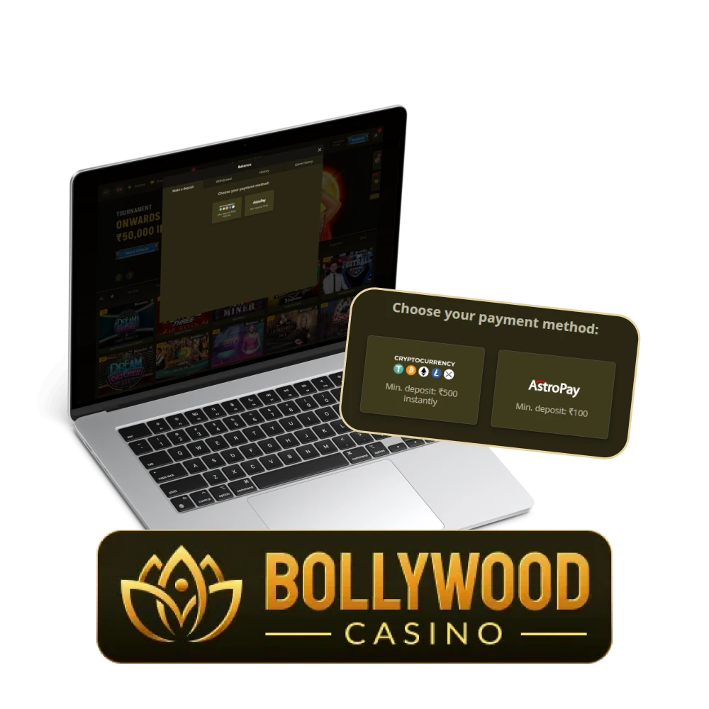 BollywoodCasino supports various payment methods in India.